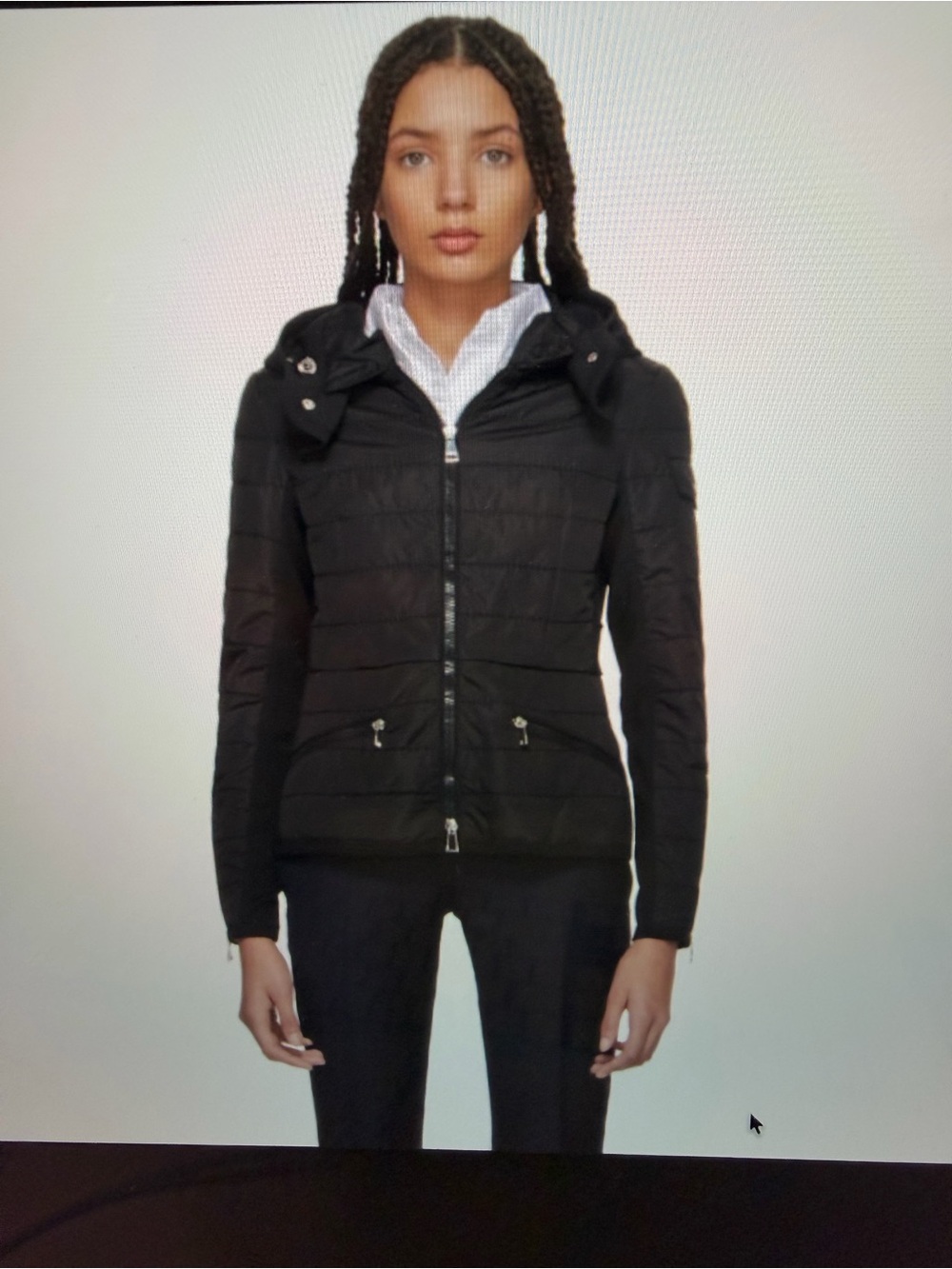 MONCLER Women's Andradite Black Quilted Jacket
